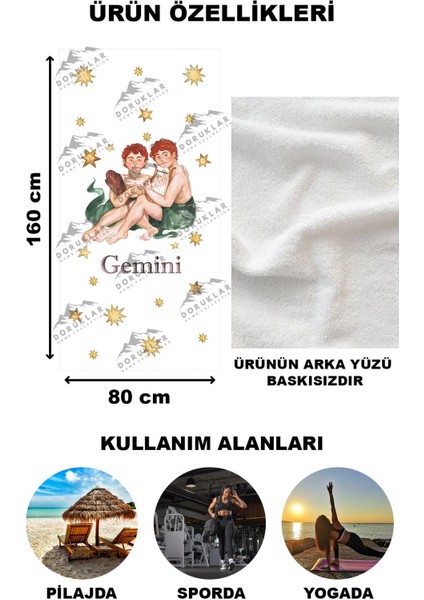 Modern Desenli Dijital Baskı Plaj Deniz Havlusu Peştamal 80X160 cm BRS025 fırsatları