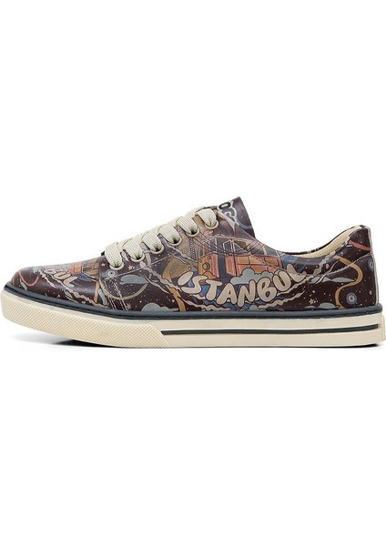 Kadın Vegan Deri Çok Renkli Sneakers - The Cats Of Istanbul Tasarım modelleri