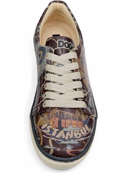 Kadın Vegan Deri Çok Renkli Sneakers - The Cats Of Istanbul Tasarım indirimleri