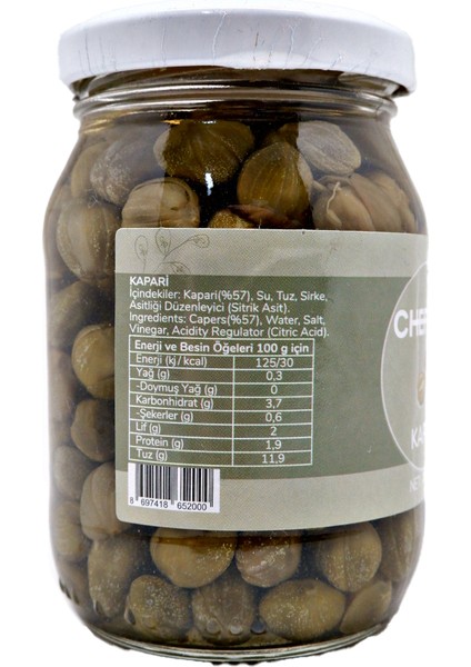 Kapari Çiçeği Chefline 185 gr modelleri