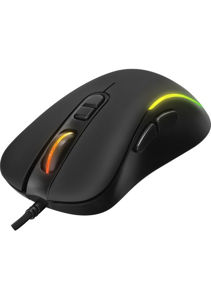 KM-R57 Seraphic Siyah Rgb Oyuncu Multimedia Klavye ve 12800 Dpi Mouse Gaming Set indirimleri