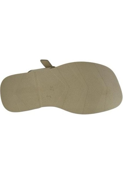 862 M-141-1 Kadın Hakiki Deri Sandalet