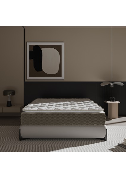 Mocha Çift Kişilik Pedli Paket Yaylı Yatak 30 cm indirimleri