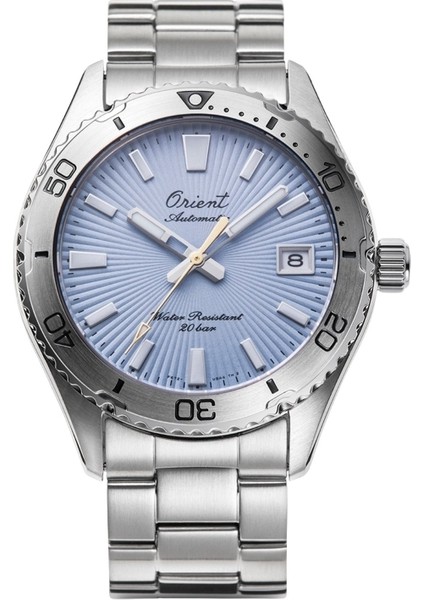 Mako RA-AC0Q12L30B Otomatik Çelik Gri Mavi Kadran Safir Cam 20 Atm 40 mm Kol Saati