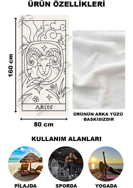 Modern Desenli Dijital Baskı Plaj Deniz Havlusu Peştamal 80X160 cm BRS030 fırsatları