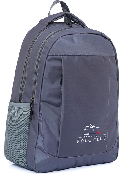 Unisex Çok Gözlü Günlük Sırt Çantası - Okul Çantası Gri fiyatları