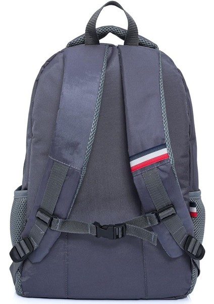 Unisex Çok Gözlü Günlük Sırt Çantası - Okul Çantası Gri modelleri