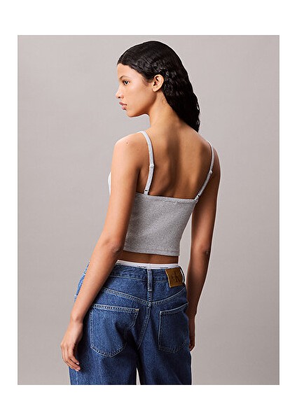 Kadın Gri Kolsuz Bluz fiyatları