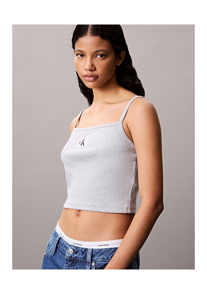 Kadın Gri Kolsuz Bluz fırsatları