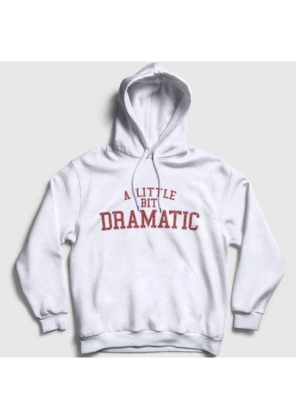 Unisex Beyaz A Little Bit Dramatic Regina George Mean Girls Kapüşonlu Sweatshirt