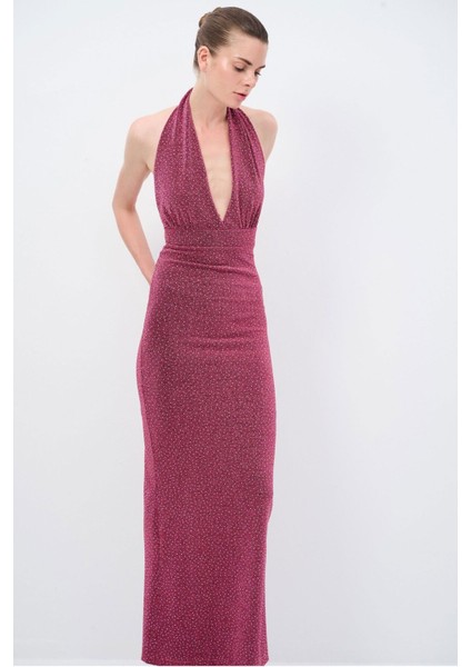 Uzun Örme Elbise Pembe 12445049000 fiyatları