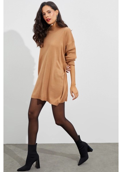 Kadın Camel Triko Tunik YV110 indirimleri