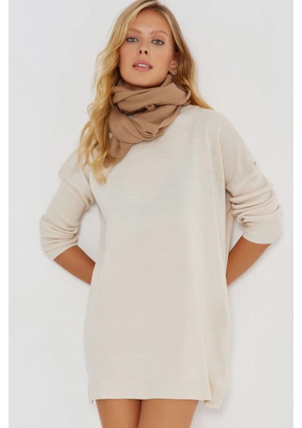 Kadın Vanilya Triko Tunik YV110 fırsatları