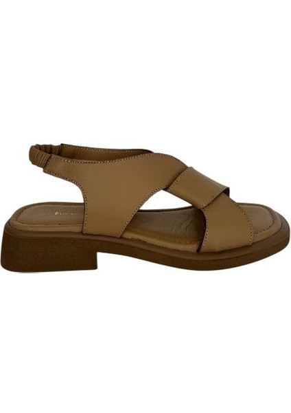 862 M-320 Kadın Hakiki Deri Sandalet