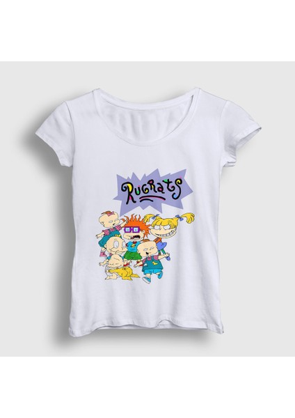 Kadın Beyaz All Rugrats T-Shirt