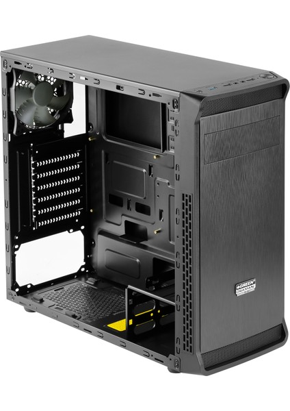 Green Oraman Plus 1X120MM 1x3.0 2x2.0 USB Bilgisayar Kasası (300W 80+ Standart Sertifikalı UPS) modelleri