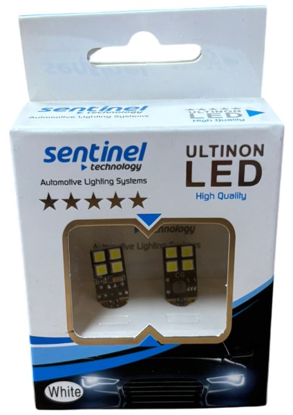 T10 12 Volt Park Plaka Ampulü Beyaz 8 LED Canbuslu 2 Adet Fiyatı