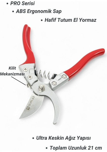 Pro Budama Makası Bağ Makası Bahçe Makası modelleri