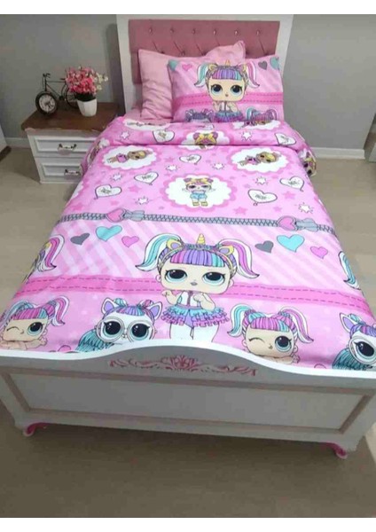 Pamuklu Ranforce Kumaş Tek Kişilik Lol Bebek Nevresim Tam Takım modelleri