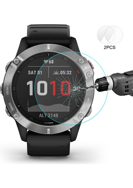 Hat Prınce 2 Adet 0.2mm Temperli Cam Ekran Koruyucu 9h 2.15D Garmin Fenix 6x/6x Pro Solar 51MM Için (Yurt Dışından) indirimleri