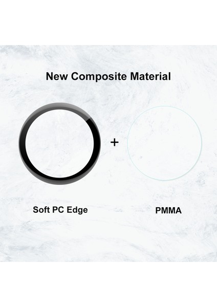 Enkay Hat Prınce Tam Kaplama 3D Kavisli Yumuşak Pc Kenar + Pmma Temperli Cam Ekran Koruyucu Huawei Watch 3 46MM Için (Yurt Dışından) fırsatları