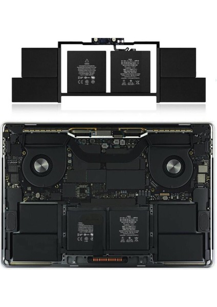 Apple MacBook Pro Retina Touch 15" A1707 A1820 2016, 2017 Batarya fiyatları