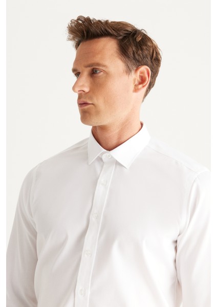 Ütü Gerektirmeyen Non-Iron Taılored Slim Fit Dar Kesim %100 Pamuk Gömlek modelleri