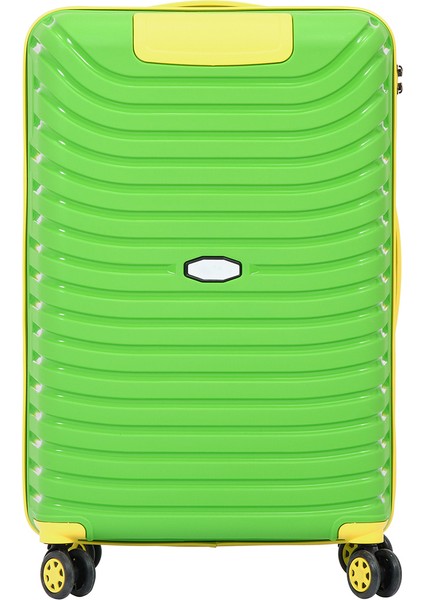 Unisex Yeşil Sarı Orta Boy Silikon Kırılmaz Pp Valiz fırsatları