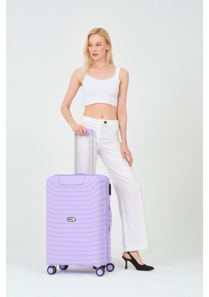 Unisex Lila 3'lü Set Silikon Kırılmaz Pp Valiz fiyatları