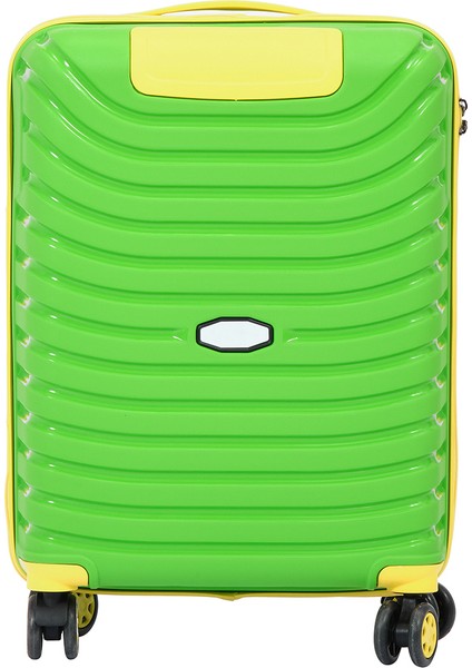 Unisex Yeşil Sarı Kabin Boy Küçük Silikon Kırılmaz Pp Valiz modelleri