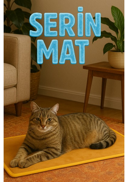 Thermo Mat Hem Soğuk Hem Sıcak Kullanılabilen 2si1 Arada Kedi & Köpek Minderi 60X80CM modelleri