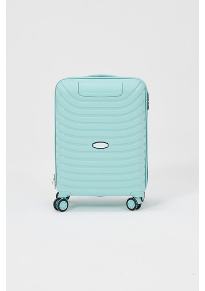 Unisex Turkuaz Kabin Boy Küçük Silikon Kırılmaz Pp Valiz modelleri