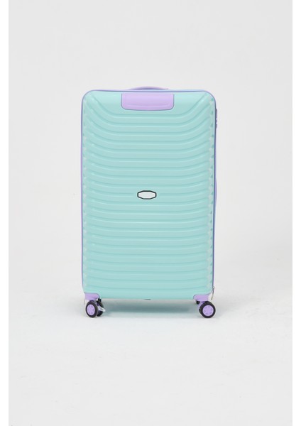 Unisex Turkuaz Lila Büyük Boy Silikon Kırılmaz Pp Valiz modelleri