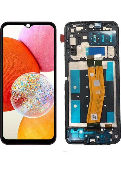 Samsung A14 A145 Çıtalı Türkiye Servis Ekran