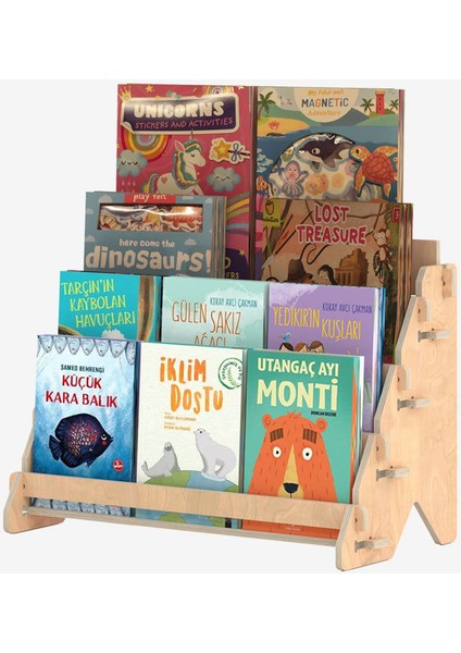 Ona Montessori Ahşap Çocuk Kitaplık modelleri