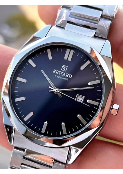 Çelik Kordon 5 Atm Suya Dayanıklı Takvimli Kadran 2 Yıl Garantili Erkek Kol Saati WE.147131.2 modelleri