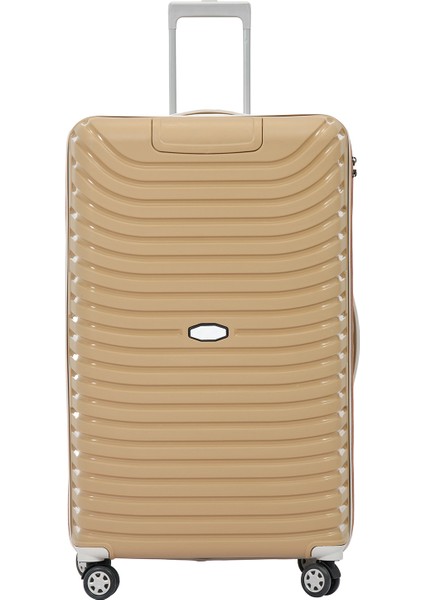 Unisex Gold Krem Büyük Boy Silikon Kırılmaz Pp Valiz fiyatları