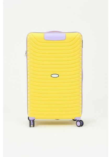 Unisex Sarı Lila Büyük Boy Silikon Kırılmaz Pp Valiz fiyatları