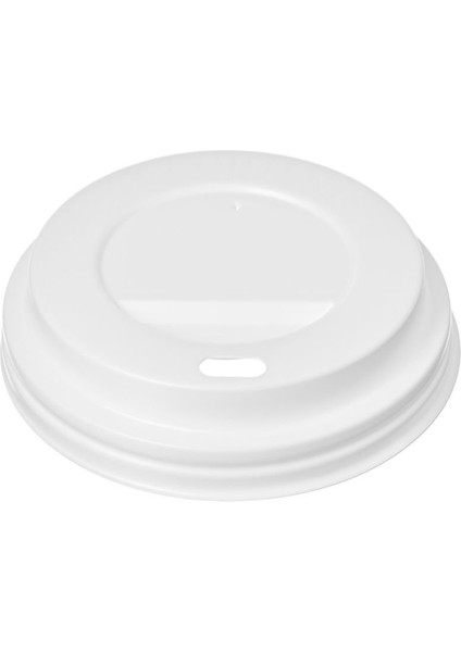 4 Oz Sıcak Içecek Bardak Kapağı Beyaz (62 mm Çap) 3000 Adet