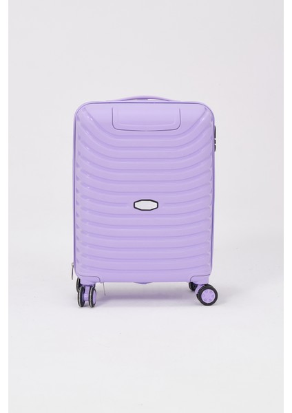 Unisex Lila Kabin Boy Küçük Silikon Kırılmaz Pp Valiz modelleri