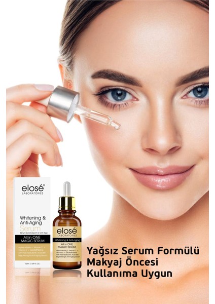 Lazer Epilasyon ve Peeling Sonrası Güneş Koruma Whitening And Anti Wrinkle Cilt Bakım Serumu 50 Ml. modelleri