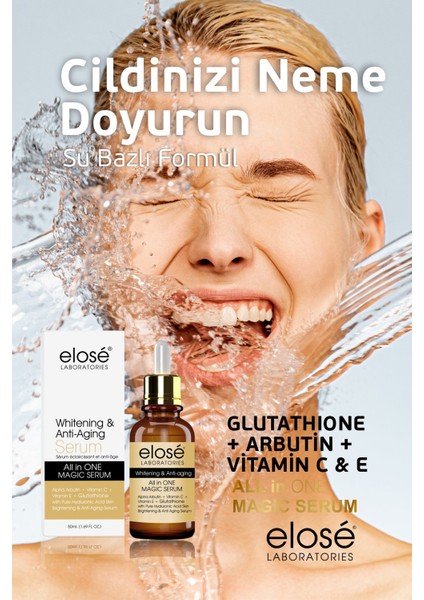 Lazer Epilasyon ve Peeling Sonrası Güneş Koruma Whitening And Anti Wrinkle Cilt Bakım Serumu 50 Ml.