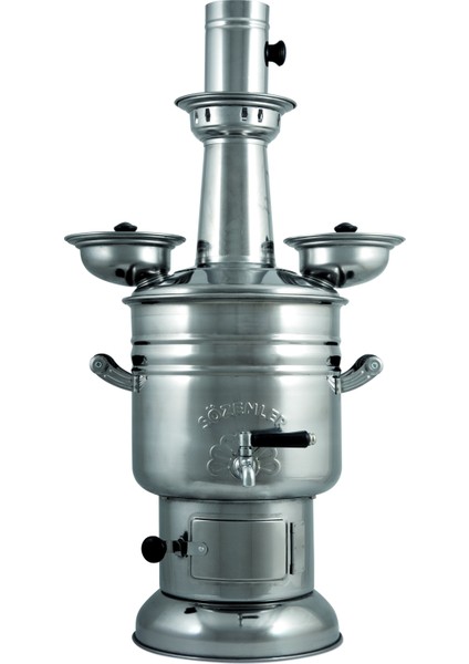 Semaver Sözenler 6 Litre Krom Kömürlü