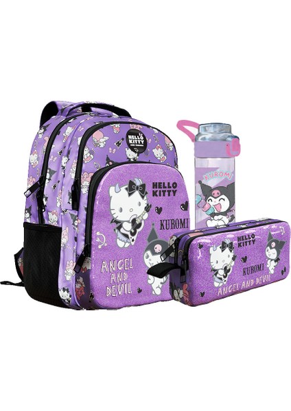 Hello Kitty Çanta+ Kalemlik+ Matara Set7