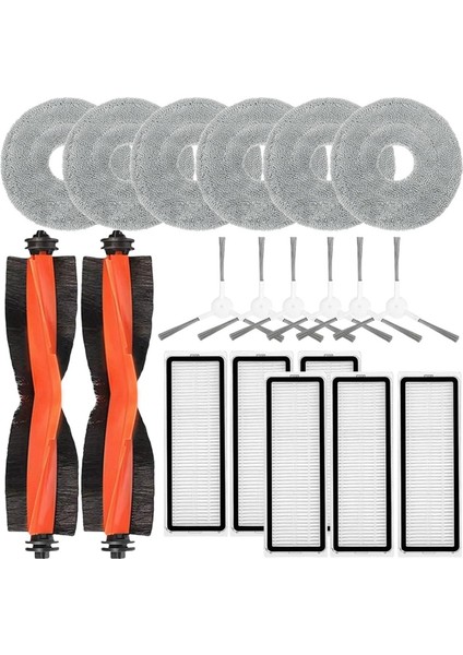 S20 Plus S20+ Robot Süpürge B108GL Parçaları Ana Yan Fırça Hepa Filtre Paspas Bezi Aksesuarları (Yurt Dışından)