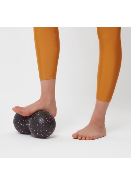 Peanut Lacrosse Massage Ball Fıstık Masaj Topu Siyah + Mavi Orta Sert indirimleri