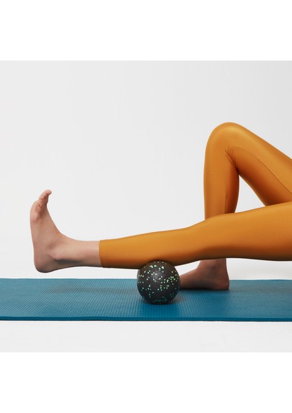 Peanut Lacrosse Massage Ball Fıstık Masaj Topu Siyah + Mavi Orta Sert