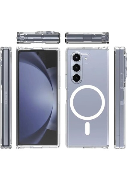 Samsung Galaxy Z Fold 7 Kılıf Embos Manyetik Şarj Özellikli Kapak fırsatları