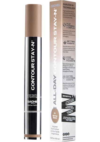 Contour Stay-N Uzun Süre Kalıcı Likit Kontür 01 Giving Sass 9.57ML modelleri