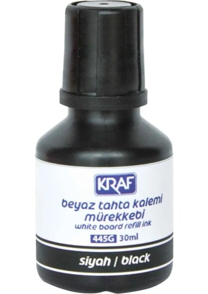 Beyaz Tahta Kalem Mürekkebi 30Ml Siyah (445G)